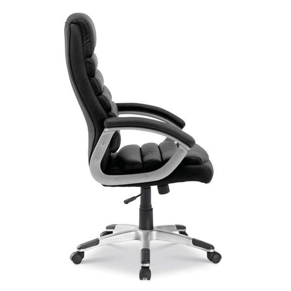 Rousseau Kantoorstoel Kennedy kunstleer zwart