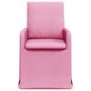vidaXL Eettafelstoelen 2 pcs Roze 57 x 67 x 98 cm Stof