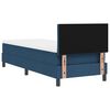 vidaXL Boxspring bed met matras met LED Blauw 80 x 200 cm Stof