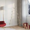 vidaXL Metalen kerstboom met standaard Goud 210 cm Poedergecoat staal