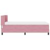 vidaXL Boxspringbed met matras Roze 200 x 80 cm Polyester