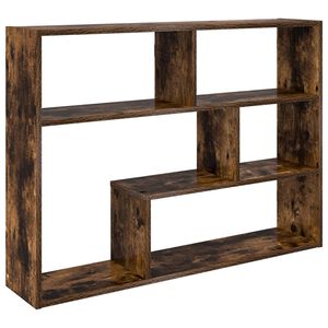 vidaXL Wandplank Muurmontage Gerookt eiken 95 x 20 x 69,5 cm