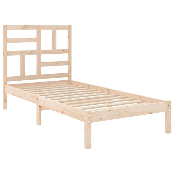 vidaXL Bedframe massief hout 90x200 cm