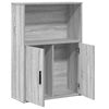 vidaXL Boekenkast 60x24x85 cm bewerkt hout grijs sonoma eikenkleurig