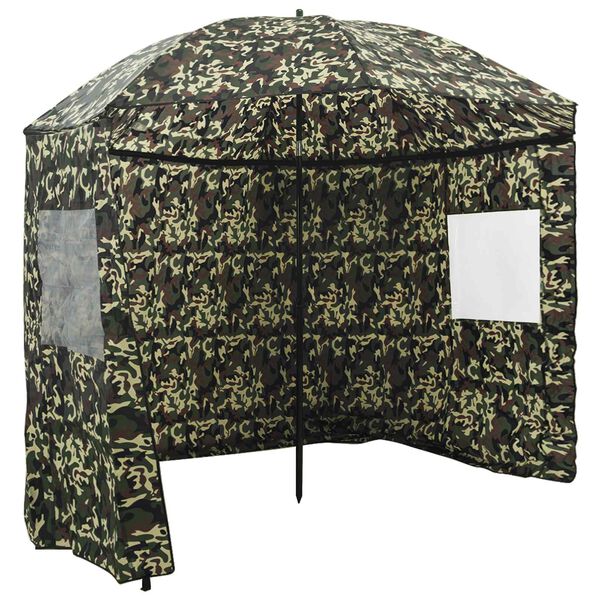 vidaXL Vis Paraplu Camouflage 220 x 193 cm Oxford Polyester