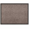 vidaXL Deurmat Beige 60 x 40 x 1.2 cm Teddy Stof