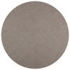 vidaXL Vloerkleden Rond LUGO Cr&egrave;me en Taupe &Oslash; 200 CM Polyester