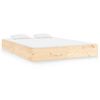vidaXL Bedframe zonder matras massief hout 200x200 cm