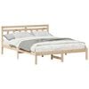 vidaXL Bedframe Bruin 160 x 200 cm Massief grenenhout