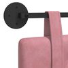 vidaXL Hangend Hoofdeinde Wandgemonteerd Roze 100 x 55 x 5 cm Fluweel