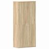 vidaXL Schoenenkast 80 x 39 x 178 cm Bewerkt hout Sonoma Eiken