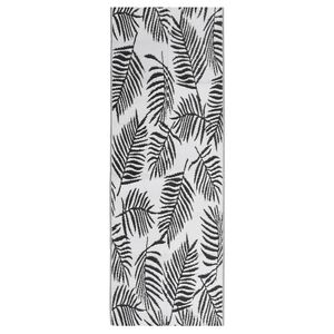 vidaXL Buitenkleed ARAKIL 80x250 cm polypropeen zwart