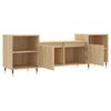 vidaXL Tv-meubel 160x35x55 cm bewerkt hout sonoma eikenkleurig
