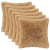 vidaXL Kussen met kussen HEERLEN 2 st Taupe PV Fleece