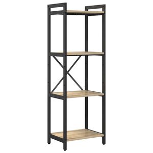 vidaXL Boekenkast 40 x 30 x 119 cm Bewerkt hout Sonoma Eiken
