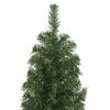 vidaXL Kunstkerstboom Groen 240 cm PVC en Staal en Kunststof