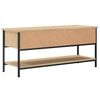 vidaXL Tv-meubel Sonoma eiken 100x35x45 cm bewerkt hout