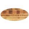vidaXL Tafelblad ovaal 110x50x3,8 cm massief mangohout