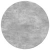 vidaXL Tafelblad &Oslash; 80 x 1,5 cm Rond Bewerkt hout Betongrijs