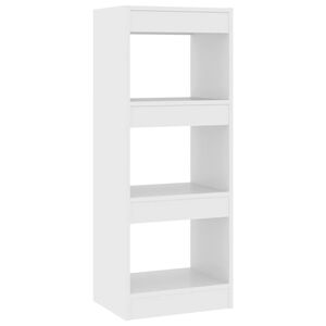 vidaXL Boekenkast/kamerscherm 40x30x103 cm bewerkt hout wit