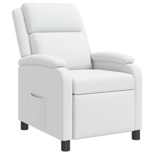 vidaXL Relaxfauteuil Wit Kunstleer