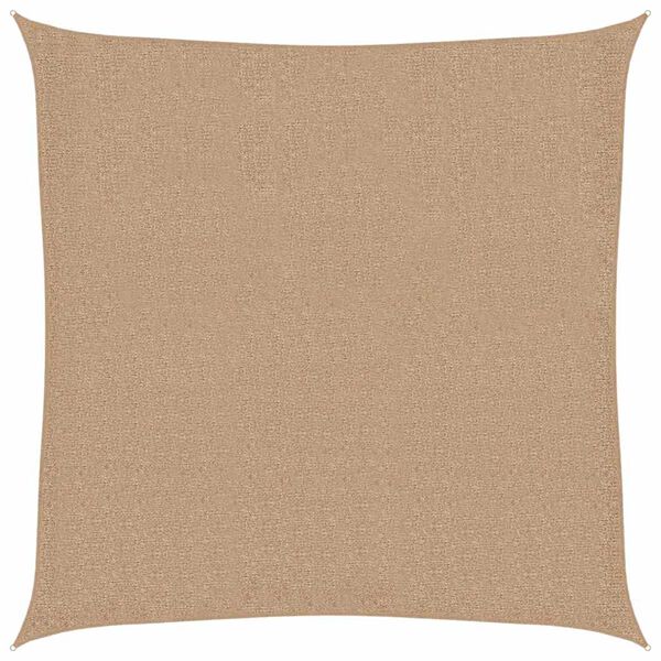 vidaXL Zonnezeil 160 g/m&sup2; 5x5 m HDPE taupe