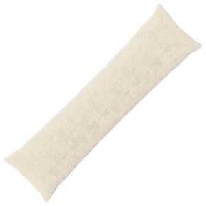 vidaXL Kussensloop HEERLEN Wit 40 x 145 cm Nep Konijnenbont