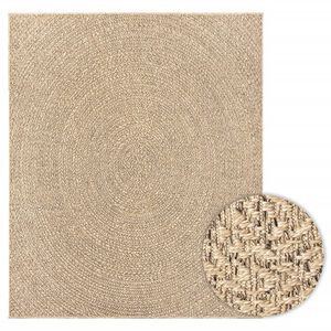 vidaXL Vloerkleed ZIZUR binnen en buiten 240x340 cm jute look