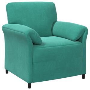 vidaXL 1-Zits Bank Turquoise 88 x 83 x 95 cm Fluweel