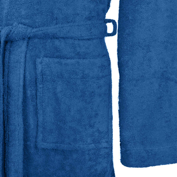 vidaXL Badjas KINN Blauw XXL Katoen