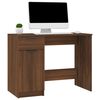 vidaXL Bureau 100x50x75 cm bewerkt hout bruin eikenkleur