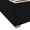 vidaXL Bedframe met matras Zwart 90 x 190 cm Stof