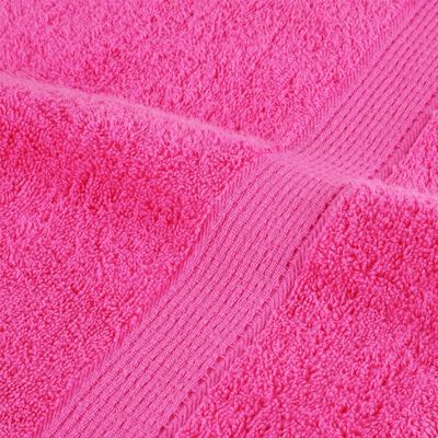 vidaXL Handdoeken 4 st 600 g/m² 100x200 cm 100% katoen roze