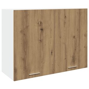 vidaXL Bovenkast Lyon 80x31x60 cm bewerkt hout artisanaal eikenkleur