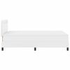 vidaXL Boxspringbed met matras Wit 120 x 190 cm Kunstleer