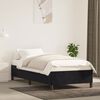 vidaXL Bedframe zonder matras 100x200 cm fluweel zwart