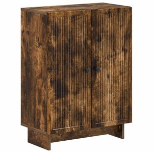 vidaXL Badkamer Opbergkast EDE Gerookt eiken 59,5 x 31 x 80 cm