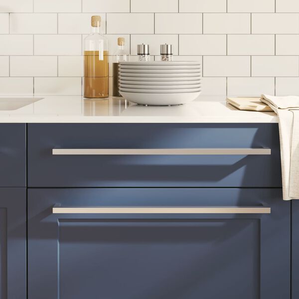 vidaXL Handvatten 10 st 480 mm roestvrij staal zilverkleurig