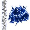 vidaXL Lichtslinger cluster met 3000 LED's blauw PVC