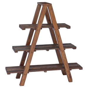 vidaXL Opvouwrek Bruin 79.5 x 35 x 112 cm Massief Gerecycled Hout