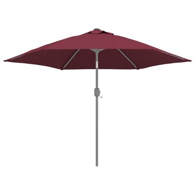 vidaXL Vervangingsdoek voor parasol 300 cm bordeauxrood