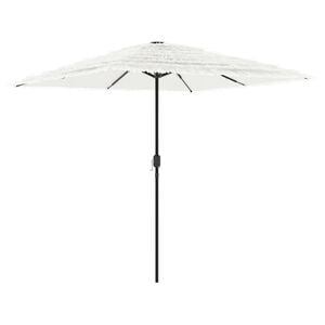 vidaXL Parasol met stalen paal 248x248x248 cm wit