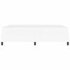 vidaXL Bedframe met matras Wit 140 x 190 cm Stof