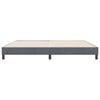 vidaXL Boxspringbed zonder matras 180x220 cm fluweel donkergrijs