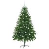 vidaXL Kerstboom met 300 LED met standaard Groen 180 cm PE
