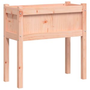 vidaXL Plantenbak met poten 70x31x70 cm massief douglashout
