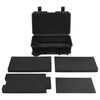 vidaXL Flightcase draagbaar 55x35x22,5 cm PP zwart
