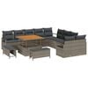 vidaXL Tuin Sofa Set 13 st 12-Aantal zitplaatsen Grijs