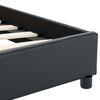 vidaXL Bedframe kunstleer zwart 140x200 cm