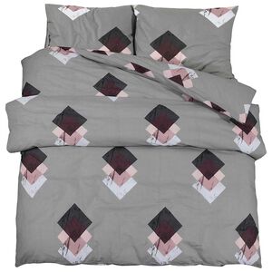 vidaXL Dekbedovertrekset 140x200 cm katoen meerkleurig